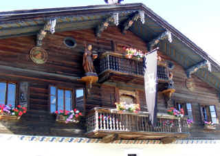 Altenmarkt im Pongau Typical decorated chalet