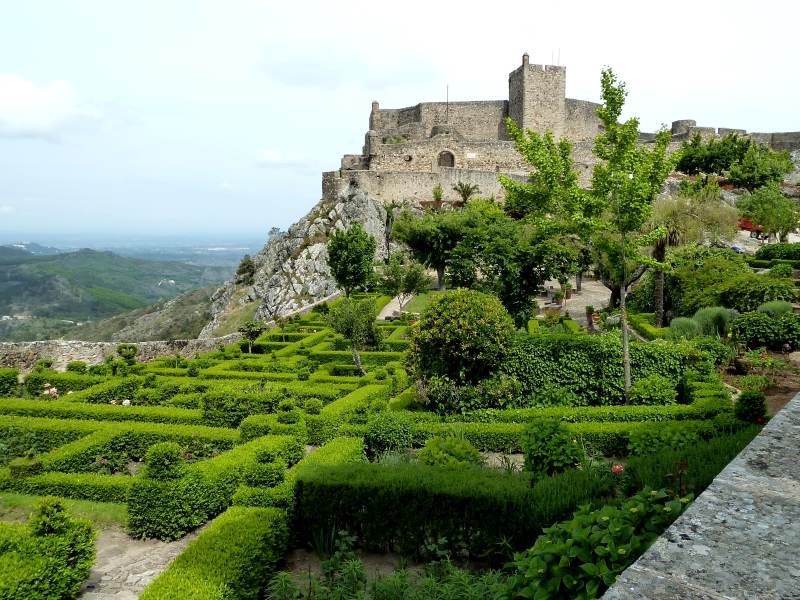 Marvao castle and gardens