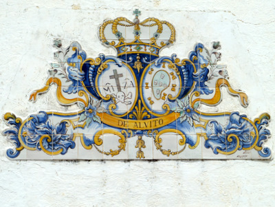 Alvito tiled plaque