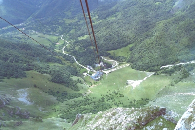 View from Funte De cablecar