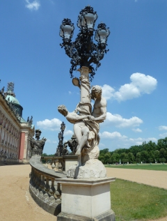 Potsdam New Palace ornate lamp standard