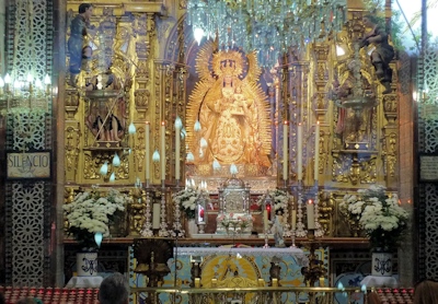 Ornate shrine altar