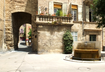 Pezenas old town gateway