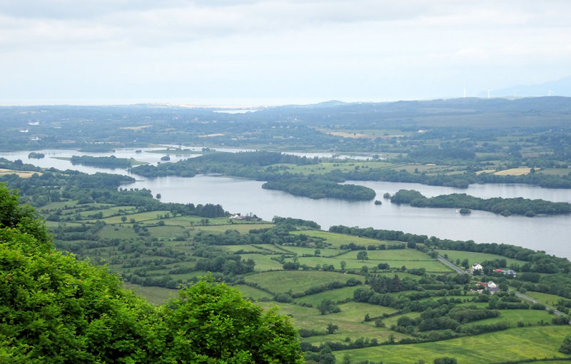 Lower Lough Erne from Mahgo Cliff