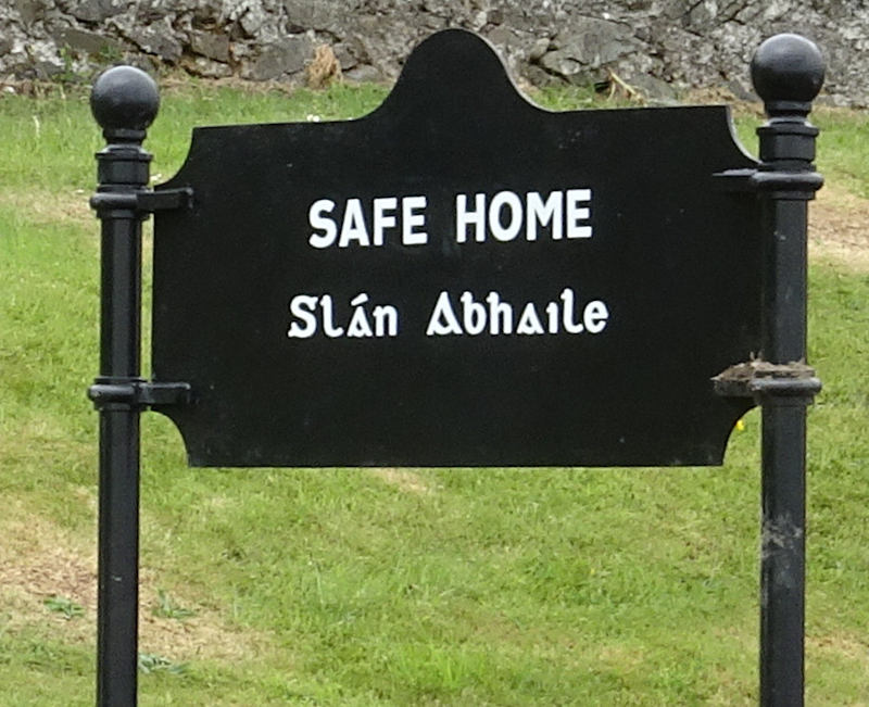 Safe Home sign