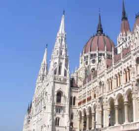 Budapest Parliament Building detail