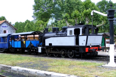steam train at St Jean du Gard