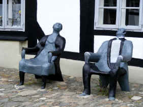 Goslar modern statues