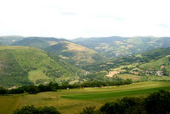 View near the Monts de Lacaune