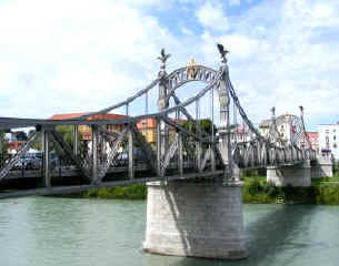 Bridge to Austria at Laufen