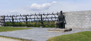 Mauthausen WW2 camp memorial 