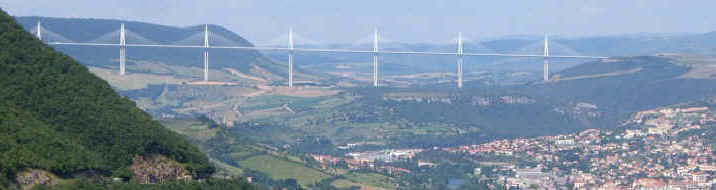 View from N9 southeast of Millau