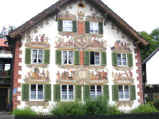 Typical Oberammergau house