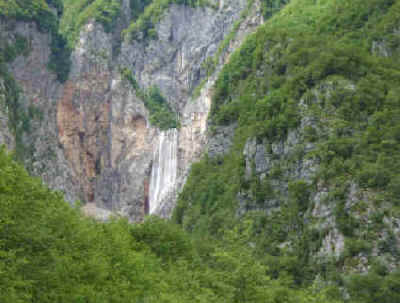 Slap Boca waterfall Soca valley