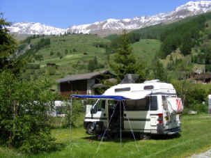 Camping at Les Hauderes