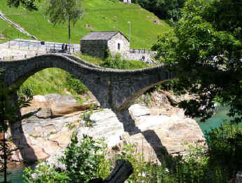 Roman Bridge at Lavertezzo - Val Verzasca